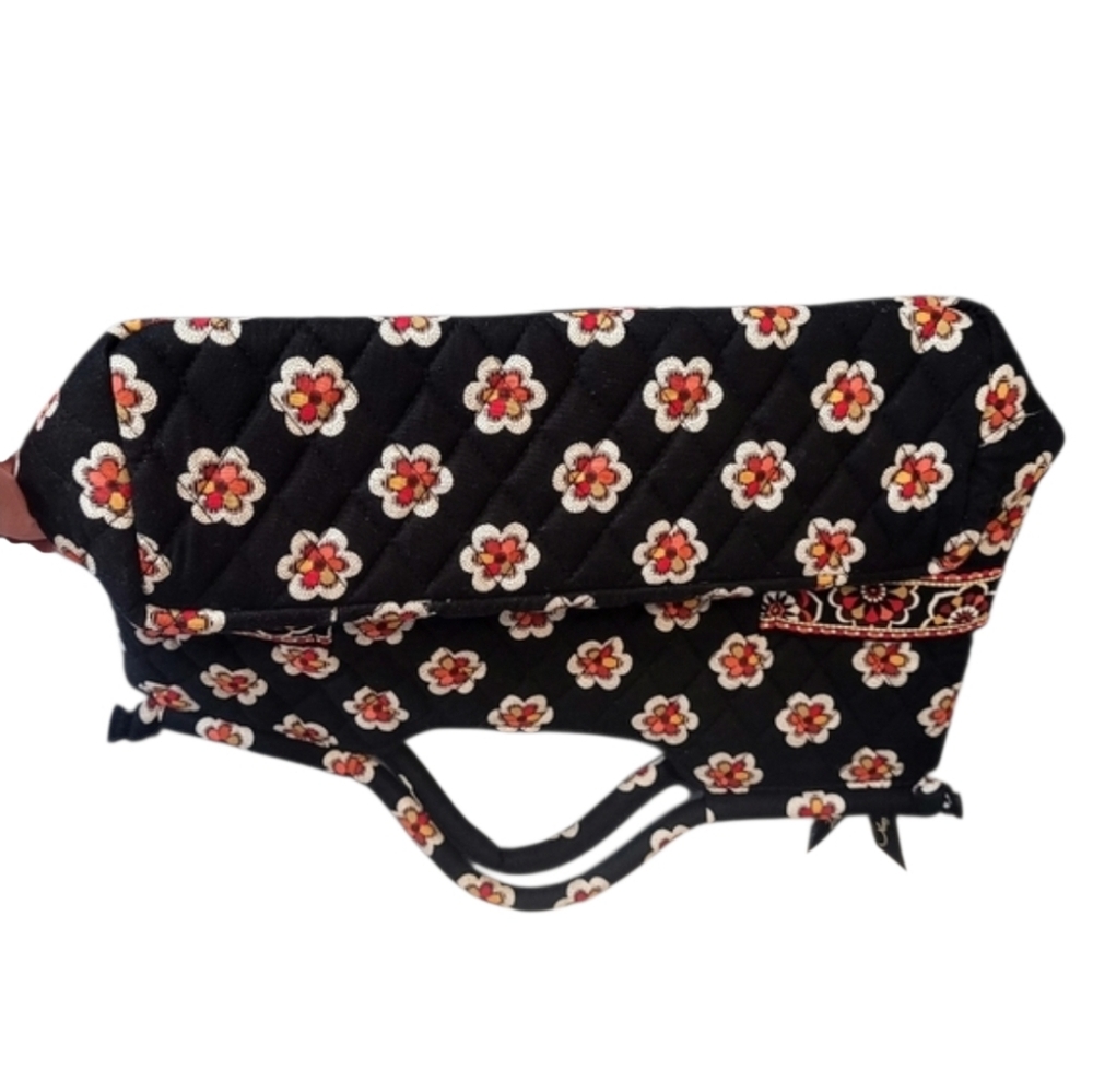 Vera Bradley Satchel Bag In Black Pirouette - Picture 3 of 5